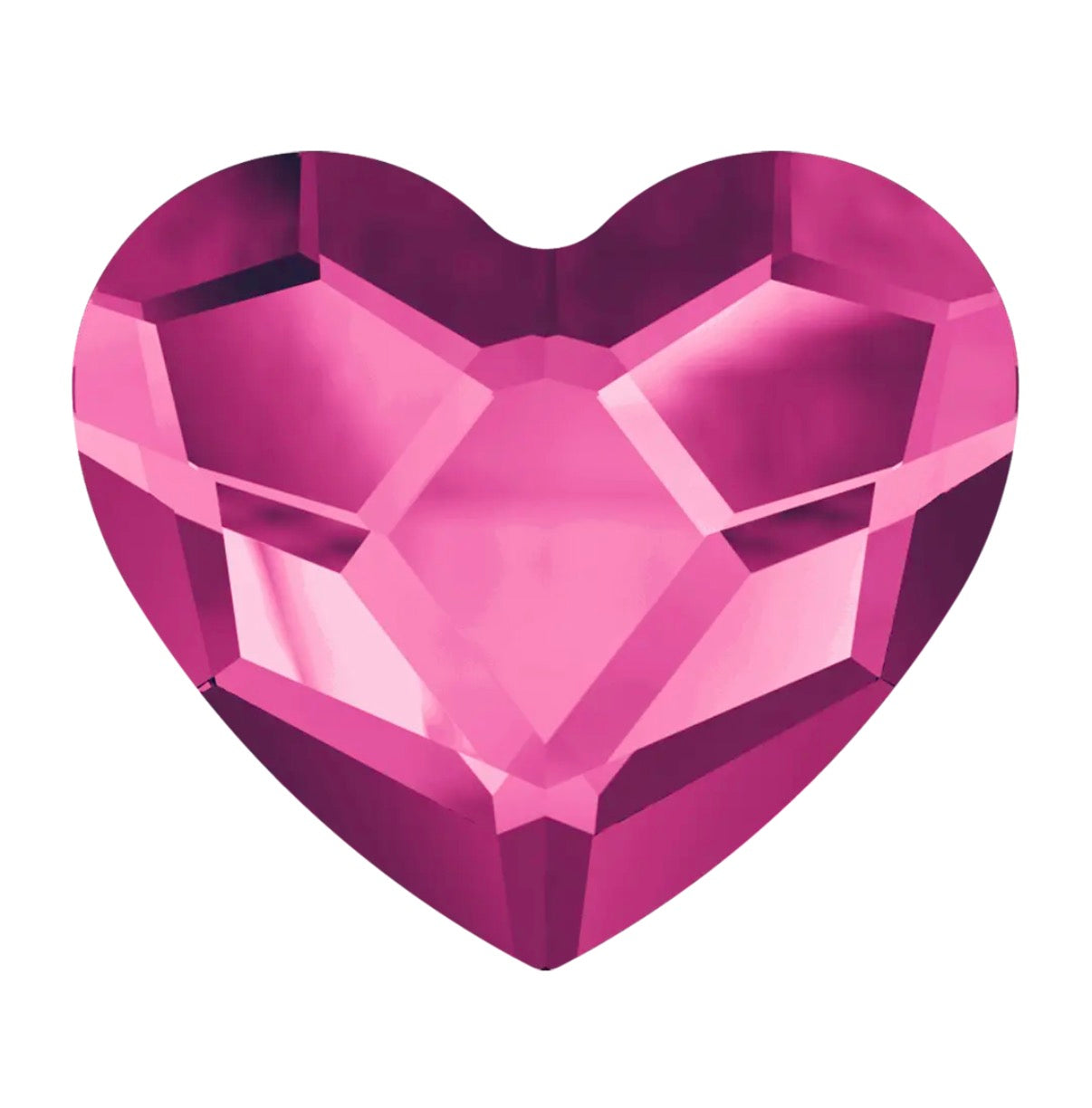 Swarovski® Heart- Fuchsia 2808
