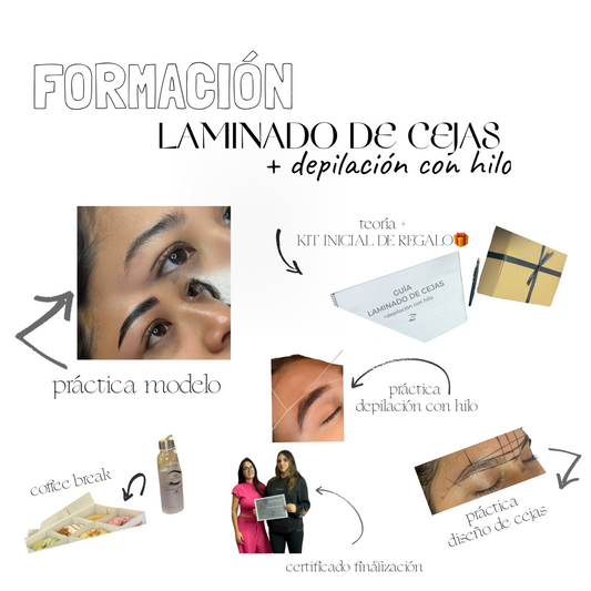 Presencial- Laminado de cejas + depilación con hilo