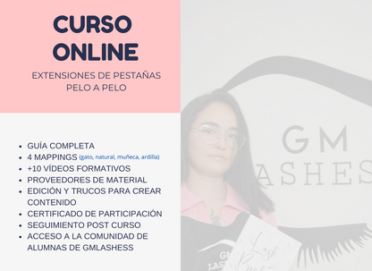 Formación online - Extensiones de pestañas