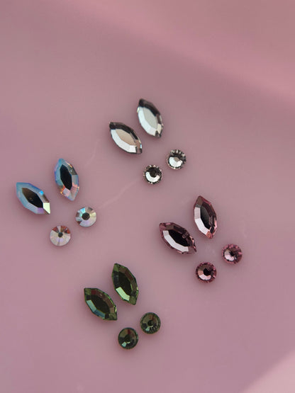 Pack 5 mariposa Swarovski ®