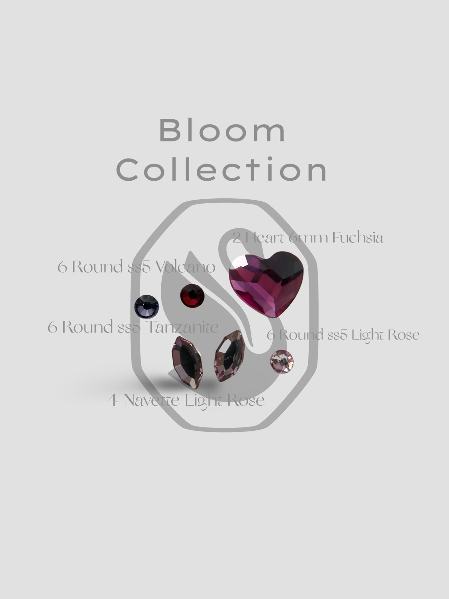 Pack Bloom Collection 24 cristales Swarovski ®