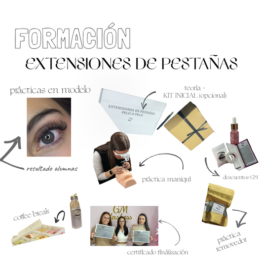 Presencial- Extensiones de pestañas pelo a pelo