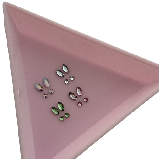 Pack 5 mariposa Swarovski ®