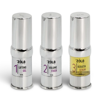 KIT PLATEADO ZOLA| Laminación de Cejas y Pestañas  (6-13 minutos)