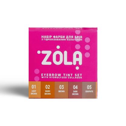 SET MINI TINTES+OXIDANTE ZOLA (5 sobres tinte + 5 sobres oxidante)