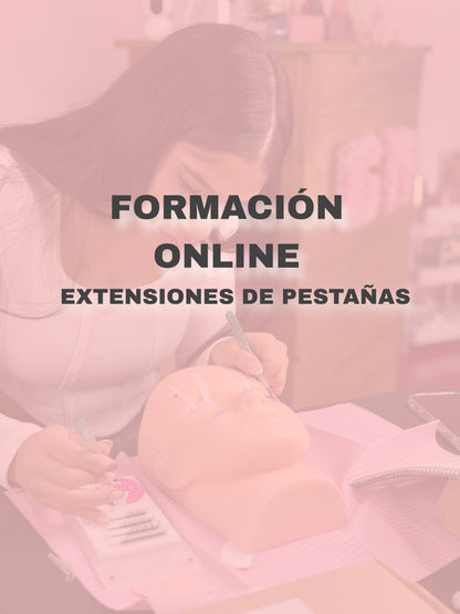 Formación online - Extensiones de pestañas