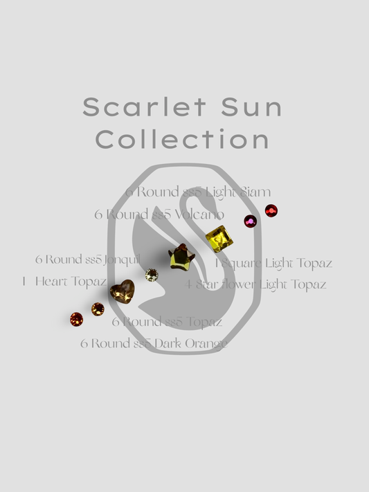 Pack Scarlet Sun Collection 36 cristales Swarovski ®