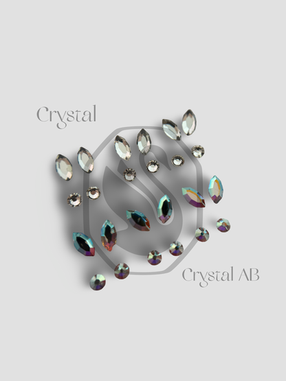 Pack mix 6 mariposa Swarovski ®
