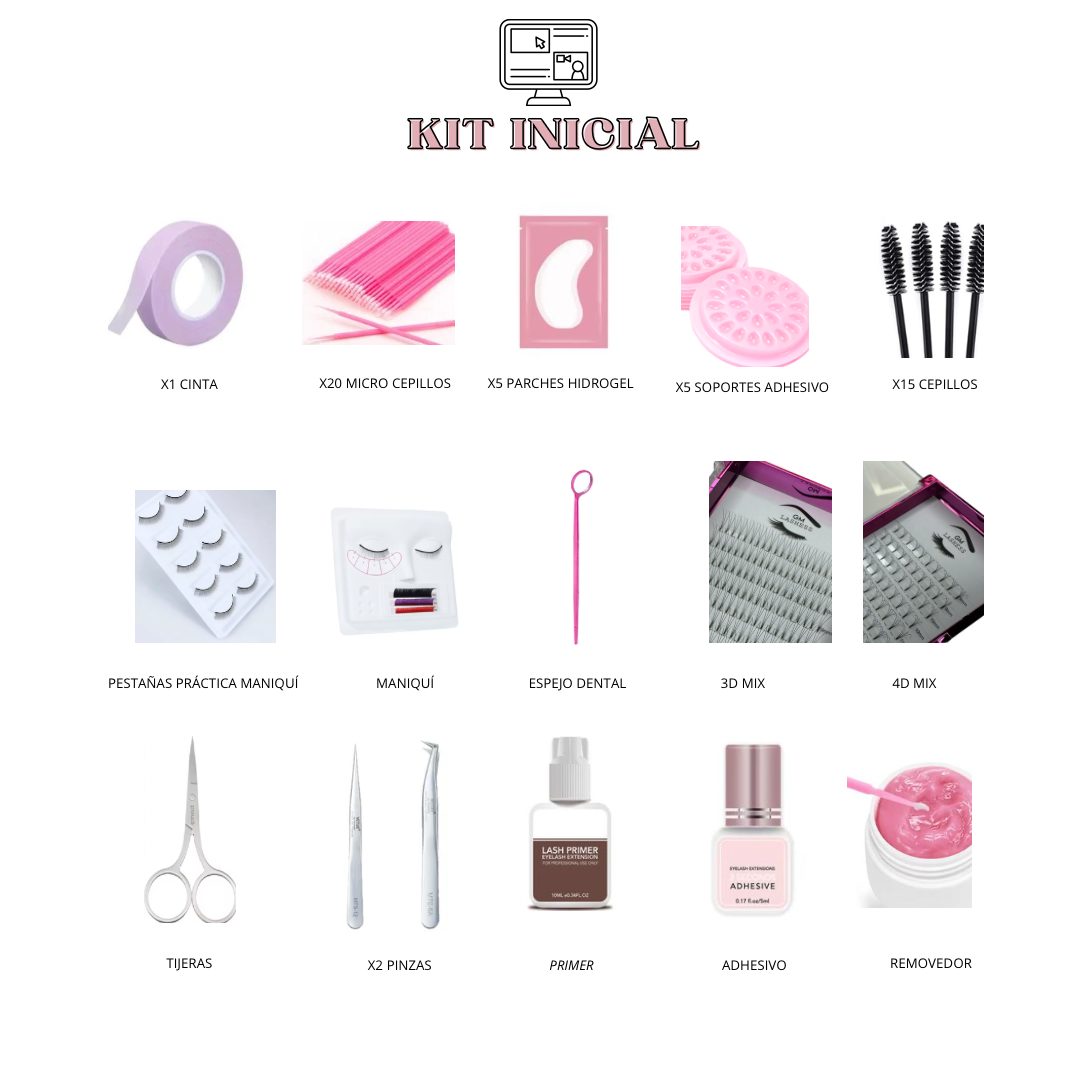 Formación online - Extensiones de pestañas