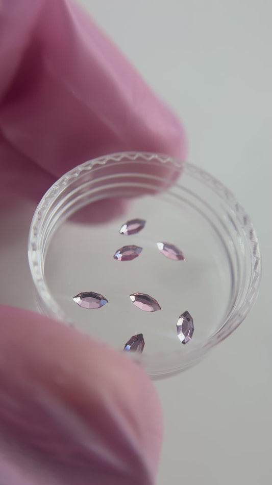 Swarovski® Navette- Light Rose