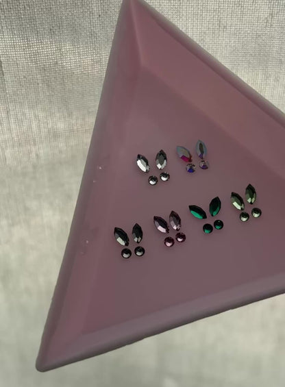 Pack mix 12 diseños mariposa Swarovski ®