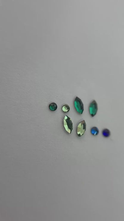 Pack Emerald Sky Collection 36 cristales Swarovski ®